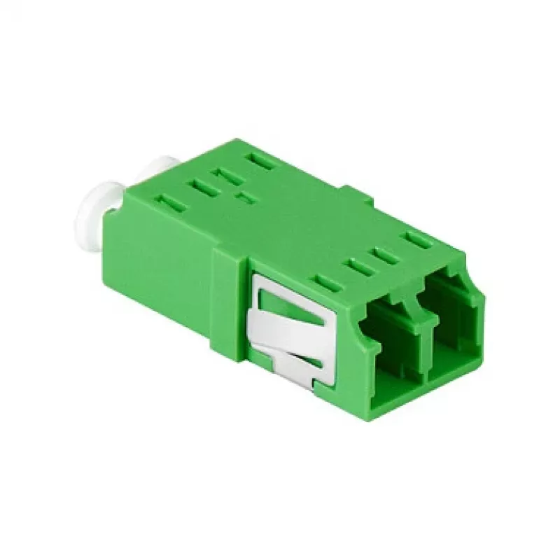 LogiLink FA03LC5 adaptador de fibra óptica LC dúplex, sin brida, verde – 12 uds.