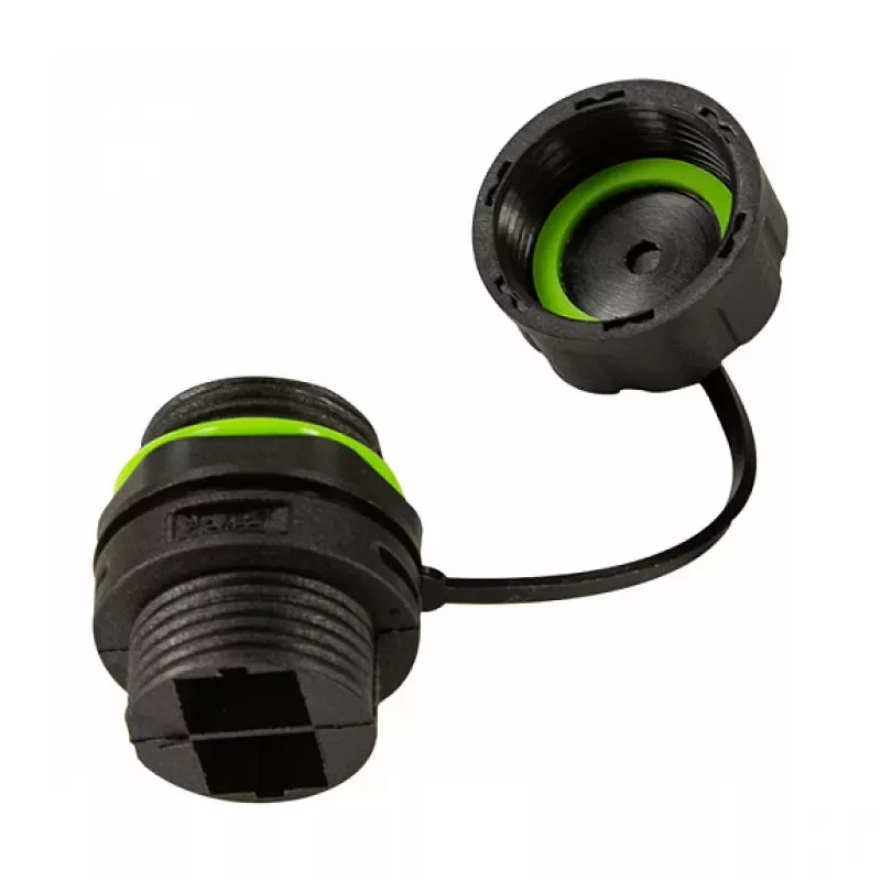LOGILINK FA05SD2 Conector SC dúplex de fibra óptica para exterior con prensaestopas y tapa antipolvo