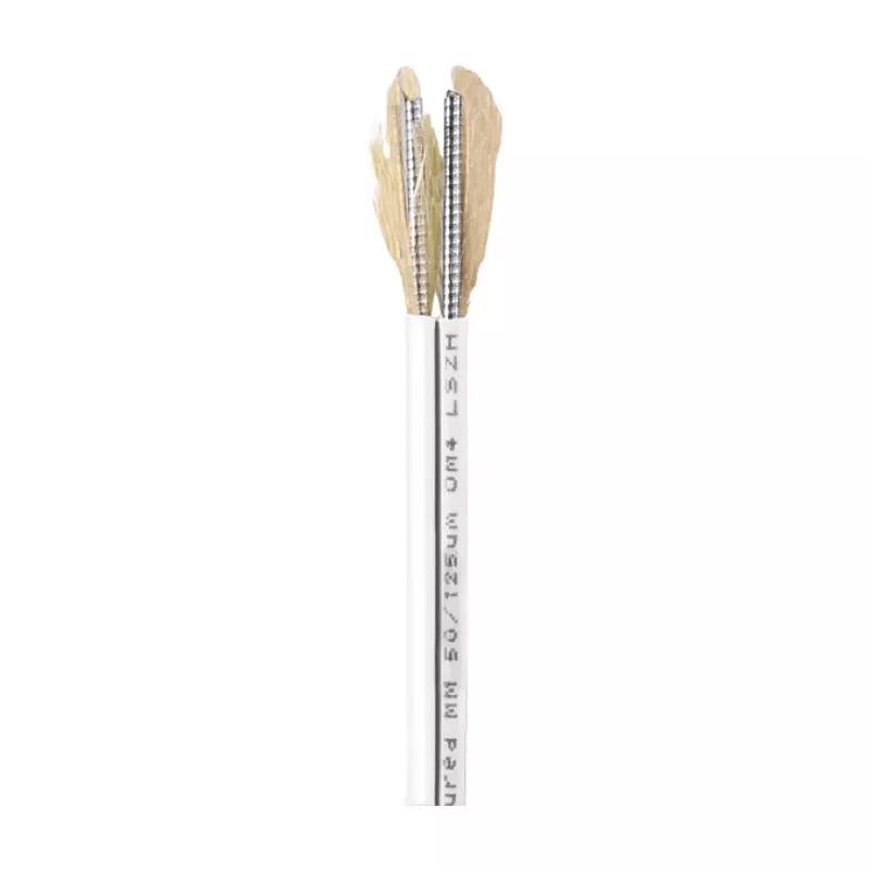 LogiLink FC0LC10 cable de parcheo de fibra óptica OS2 dúplex LC/APC a LC/APC blindado de acero, 10 m, blanco