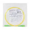 LogiLink Cable de conexión de fibra óptica – Simplex, OS2 SM G.657.A2, SC/APC a SC/APC, 1 m, amarillo