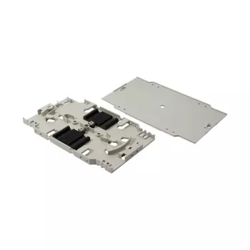 LogiLink cassette de empalme de fibra con soporte de empalme por crimpado de 24, blanco