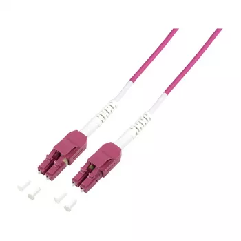 Logilink Cable de conexión de fibra Uniboot OM4 LC-LC 2,0m aqua