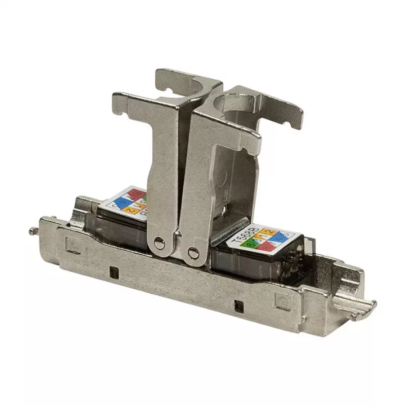 LogiLink conector RJ45 de campo Cat.6A STP 10G, IDC sin herramientas, zamak, AWG 22-26, plateado