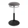 LOGILINK taburete ergonómico regulable en altura EO0022 - taburete ergonómico para sentarse activo con gas lift, giro 360°, negro