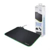 LOGILINK ID0183 Alfombrilla de ratón gaming con LED RGB, 350x260mm, 3mm suave, negra