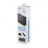 LOGILINK ID0183 Alfombrilla de ratón gaming con LED RGB, 350x260mm, 3mm suave, negra