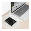 LogiLink ID0212 Teclado numérico inalámbrico, 28 teclas, Bluetooth 5.0, gris espacial