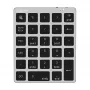 LogiLink ID0212 Teclado numérico inalámbrico, 28 teclas, Bluetooth 5.0, gris espacial