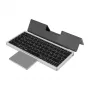 LOGILINK ID0214 Teclado inalámbrico con touchpad, Bluetooth 5.1, 3 canales, Gris