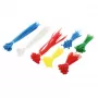 LogiLink KAB0017 set de bridas - 300 piezas, surtidas (blanco, azul, amarillo, rojo, verde)