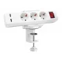 LogiLink KAB0067 Organizador de cables de sujeción a mesa con pinza