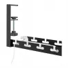 Organizador de cables bajo el escritorio LOGILINK KAB0094, sistema de fijación, extensible, metal, negro