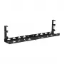 Organizador de cables bajo el escritorio LOGILINK KAB0094, sistema de fijación, extensible, metal, negro