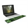 LogiLink reposamuñecas para teclado, largo - reposamuñecas ergonómico de espuma viscoelástica para teclados de tamaño completo, base antideslizante, negro