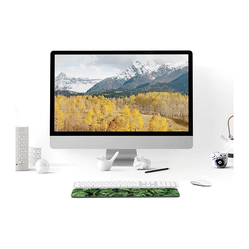 LogiLink reposamuñecas para teclado, largo - reposamuñecas ergonómico de espuma viscoelástica para teclados de tamaño completo, base antideslizante, negro