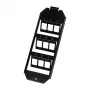 Logilink inserto de caja de suelo Keystone para 3 x 3 módulos Keystone, negro