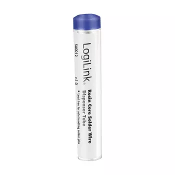 LogiLink Hilo de soldadura sin plomo con plata Sn99.3Cu0.7, 1 mm, 12,5 g caja dispensadora