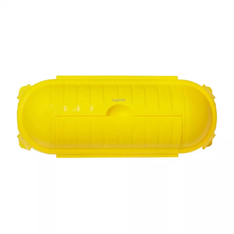LogiLink LPS217 caja de protección para cables de exterior, IP44, amarilla