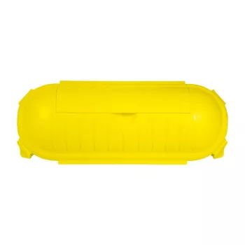 LogiLink LPS217 caja de protección para cables de exterior, IP44, amarilla