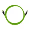 LOGILINK cable de red Ethernet industrial M12 Cat6A - PUR, M12 X-Coded a RJ45, 5m, S/FTP, verde