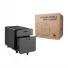 LOGILINK archivador móvil, 2 cajones con cerradura, negro