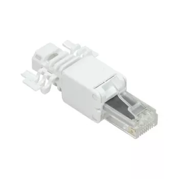 LogiLink conector macho modular RJ45 Cat.6A, UTP, sin herramientas, blanco