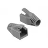 Fundas de alivio de tracción RJ45 LogiLink MP0035, gris, pack de 50