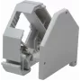 LogiLink MP0053 Adaptador para carril DIN para 1 módulo keystone RJ45, plástico, blanco