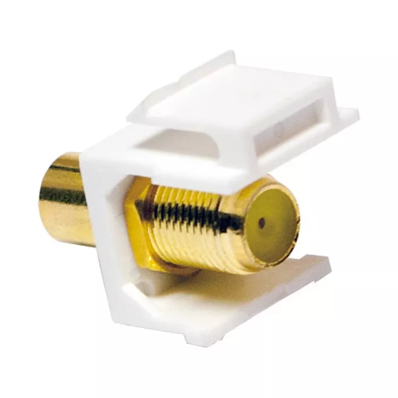 Módulo de acoplamiento LogiLink NK0026 Keystone RCA hembra a F hembra, amarillo