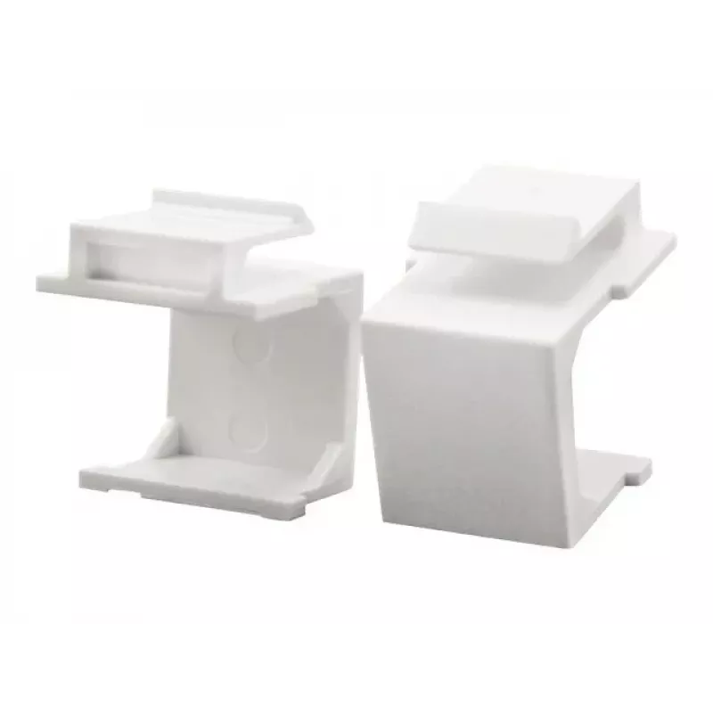 LogiLink NK0090 tapones ciegos keystone, blanco, 10 uds.