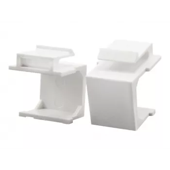 LogiLink NK0090 tapones ciegos keystone, blanco, 10 uds.