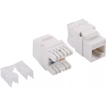 LogiLink NK4005 keystone jack RJ45 Cat.6 UTP, blanco