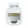 Conector hembra Keystone Cat.6 UTP LogiLink NK4012W, 2x RJ45, blanco