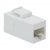 Conector hembra Keystone Cat.6 UTP LogiLink NK4012W, 2x RJ45, blanco