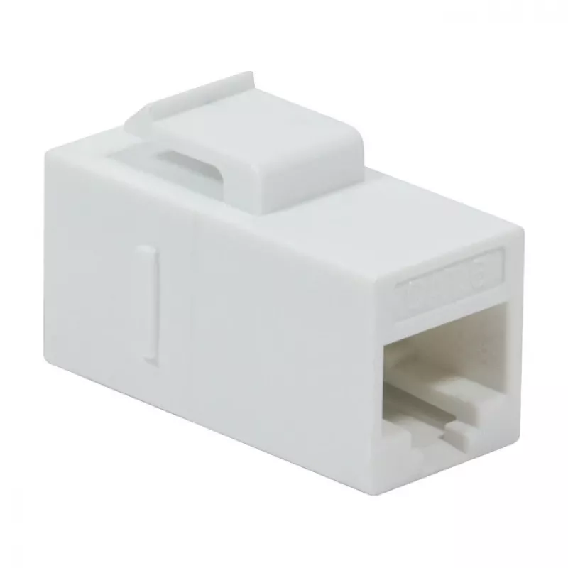 Conector hembra Keystone Cat.6 UTP LogiLink NK4012W, 2x RJ45, blanco