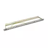 LogiLink NK4039 patch panel Keystone, 24 puertos, 0,5HE, apantallado, gris - montaje en rack de 19