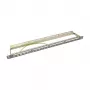 LogiLink NK4039 patch panel Keystone, 24 puertos, 0,5HE, apantallado, gris - montaje en rack de 19