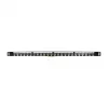 LogiLink NK4040 Panel de conexión Keystone blindado de 24 puertos, 0,5U, negro
