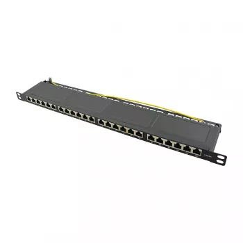 Logilink NP0063 Panel de parcheo Cat6A STP de 24 puertos 19