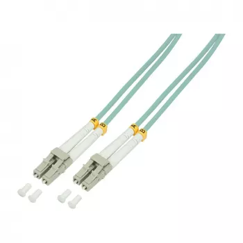LogiLink OM3 LC/LC Cable de red de fibra óptica multimodo dúplex 20m Aqua