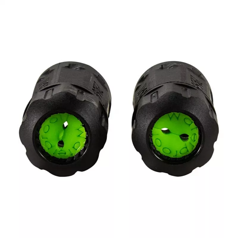 LOGILINK conector SC dúplex de fibra óptica para exterior con 2 prensaestopas, IP67, negro