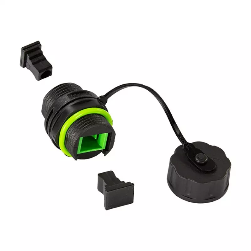 LOGILINK Conector de fibra óptica exterior simplex SC con tapa antipolvo
