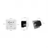 LOGILINK PA0253 Toma de pared con 1 toma Schuko, 1 puerto de carga USB-A y 1 USB-C, 3,1 A, blanco