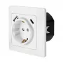 LOGILINK PA0253 Toma de pared con 1 toma Schuko, 1 puerto de carga USB-A y 1 USB-C, 3,1 A, blanco