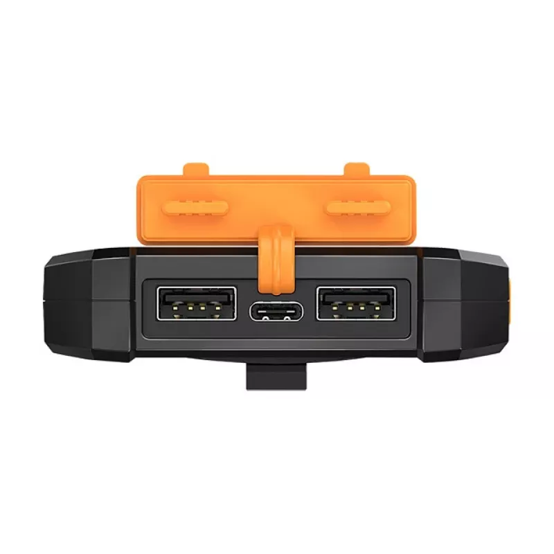 Batería externa solar LogiLink PA0321 6000 mAh con USB-C, IP65, negra