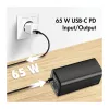 Logilink PA0350 batería externa móvil, 20.000 mAh, 65W PD y QC 3.0, negro