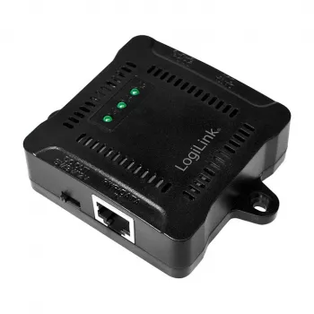 LogiLink POE005 Splitter PoE, 1 puerto Gigabit, 24W máx, salida DC 5/9/12V