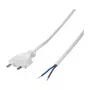 LogiLink cable de alimentación CEE 7/16 a extremo abierto blanco 1,5 m