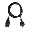 Cable de alimentación Logilink, CEE 7/7 a IEC C19, negro, 3 m