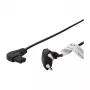 LogiLink Cable de alimentación enchufe euro CEE 7/16 a IEC C7 0,75 m negro